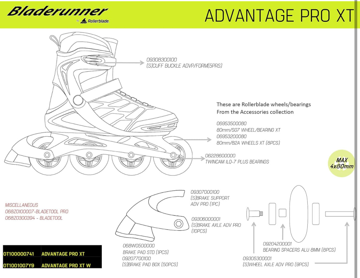 Bladerunner 7 US men rollerblade