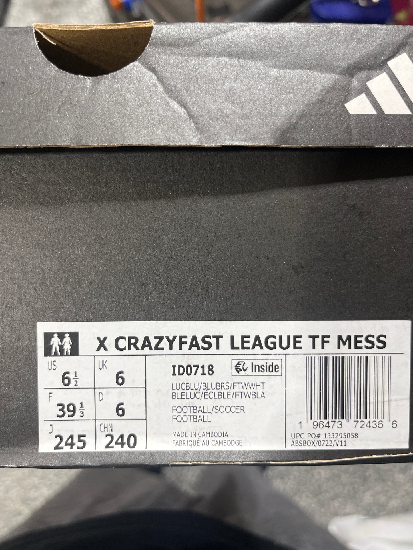 X Crazyfast league Messi Turf blue