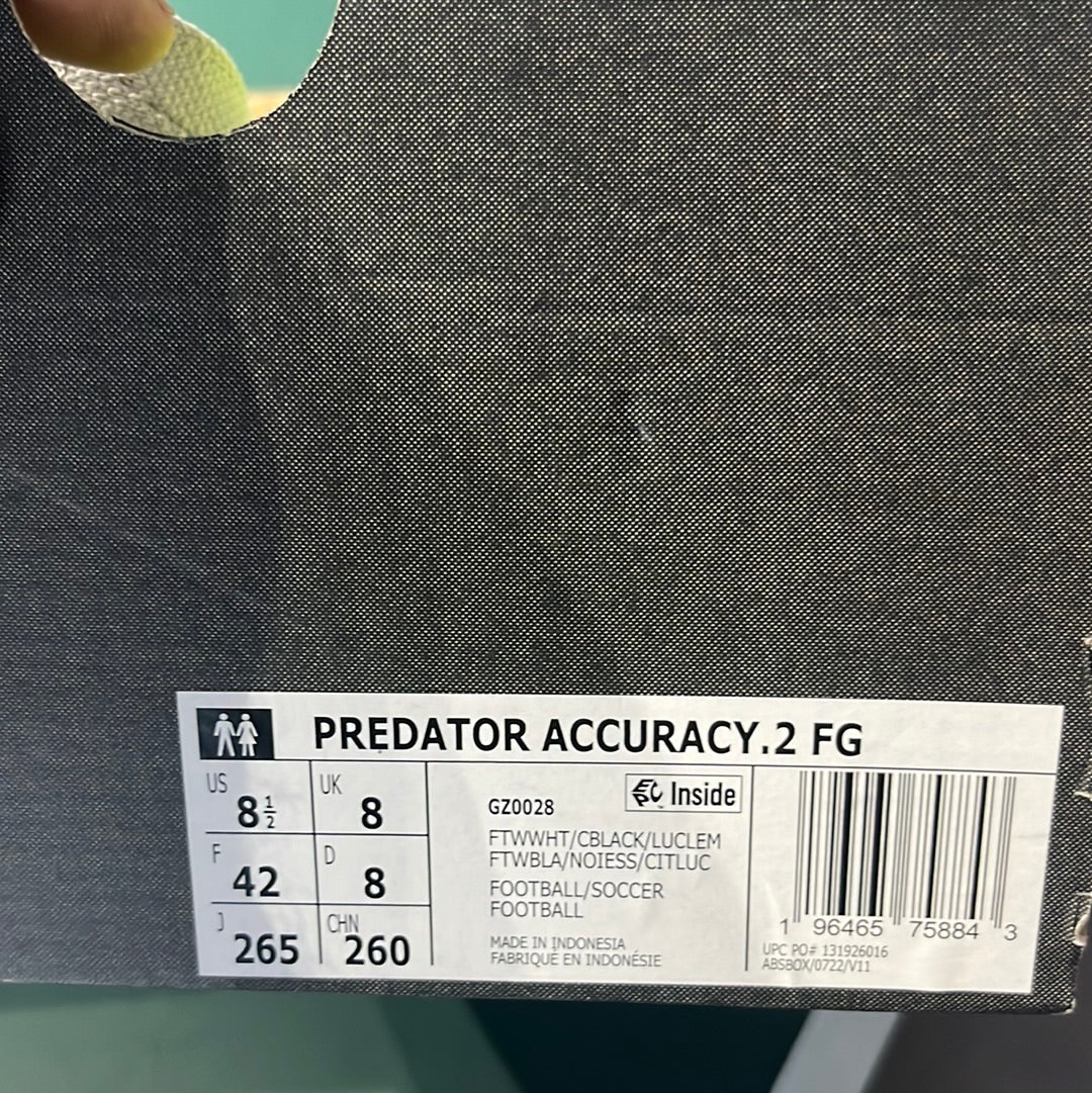 Predator Accuracy .2 FG blanc
