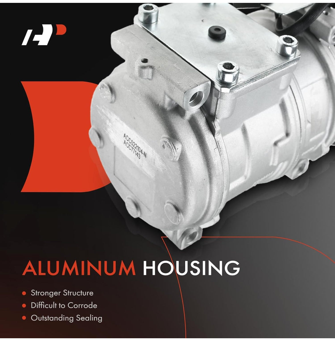 A-Premium Air Conditioner AC Compressor with Clutch Compatible with Dodge Grand Caravan Plymouth Grand Voyager 1996-2000 Chrysler with 10PA17C Compressor