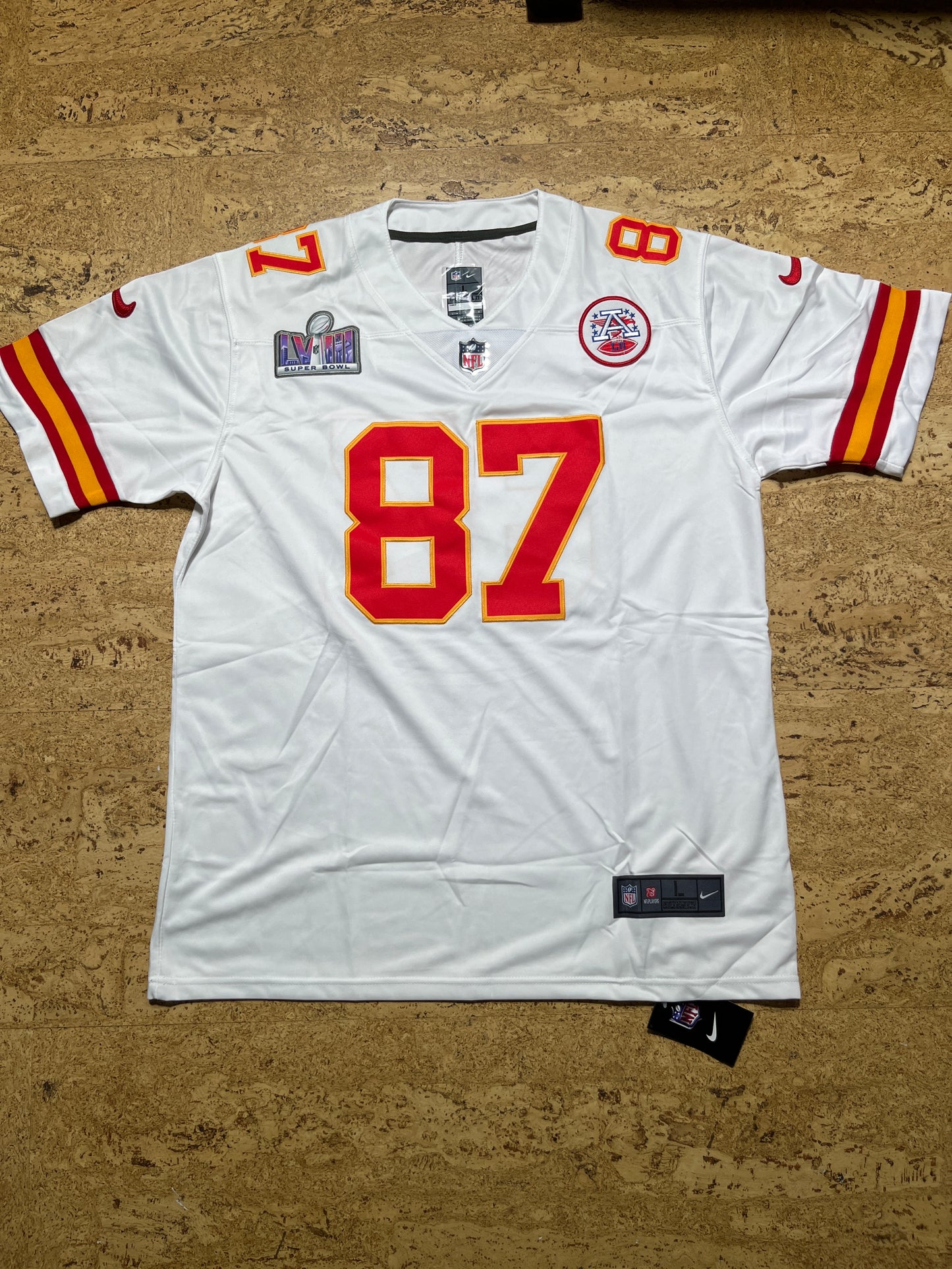 Travis Kelce SP blanc