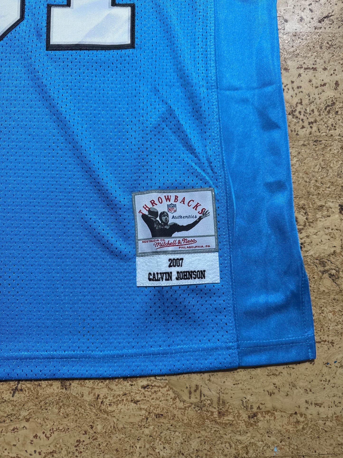 Calvin Johnson bleu