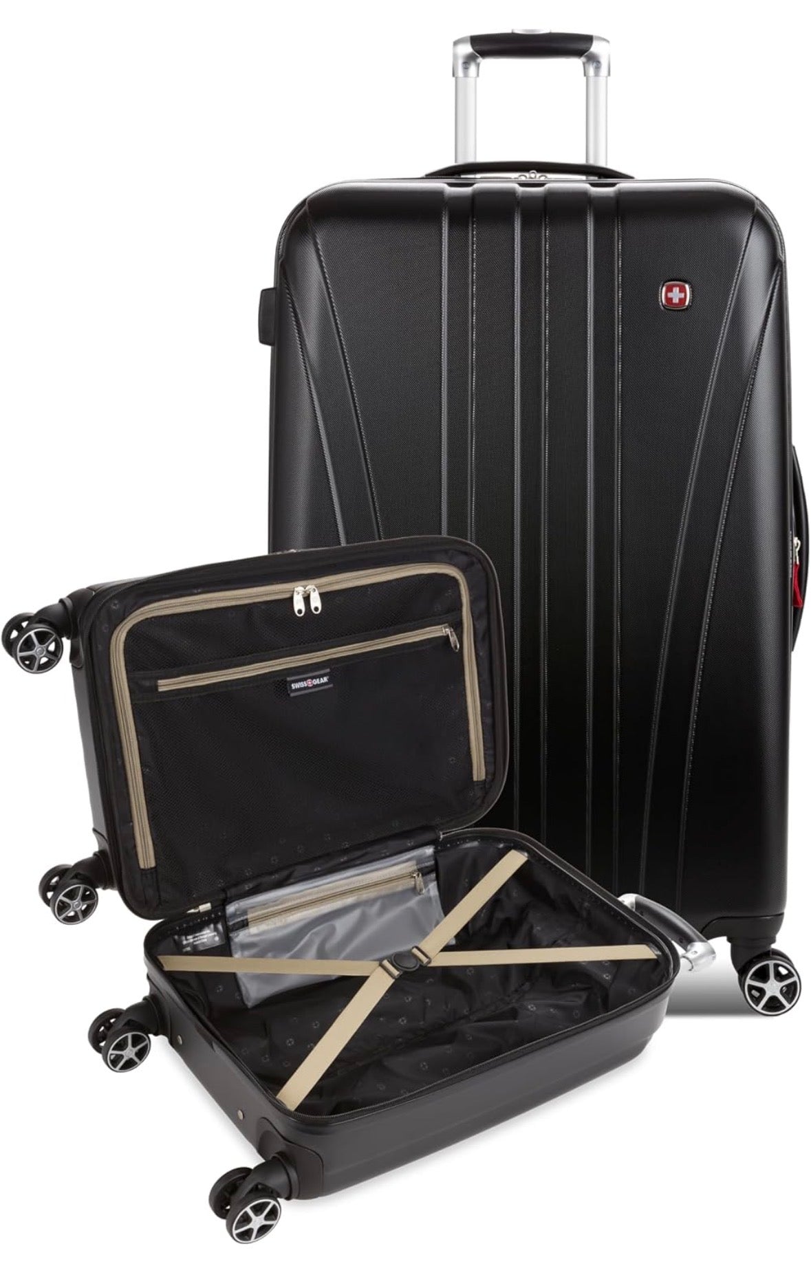 NEW 2 Valises 19”-27" Large et Carry On Luggage’s SwissGear NEUFS