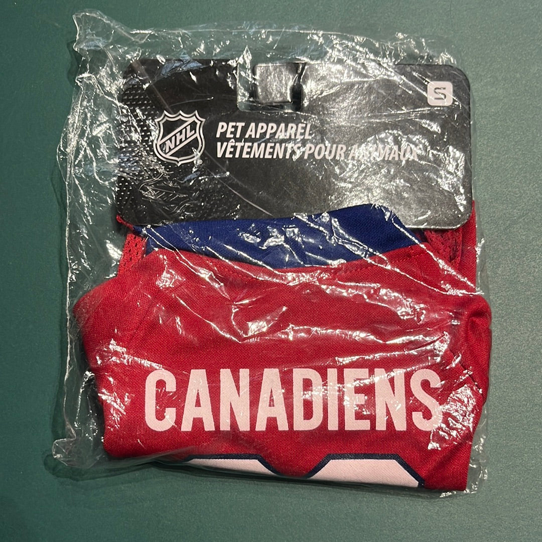 Habit chien dog jersey Montreal Canadiens one size
