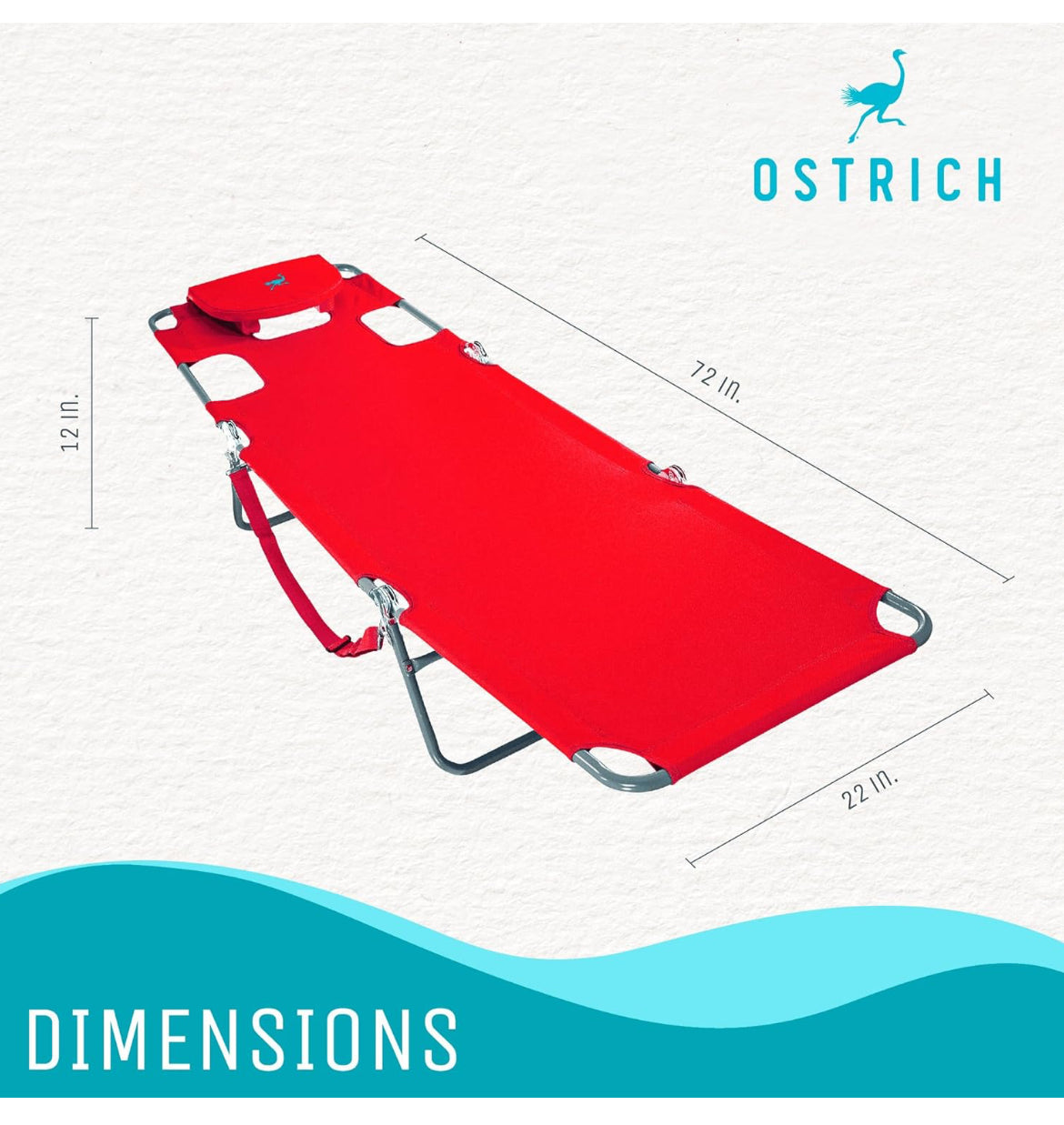 Chaise Ostrich