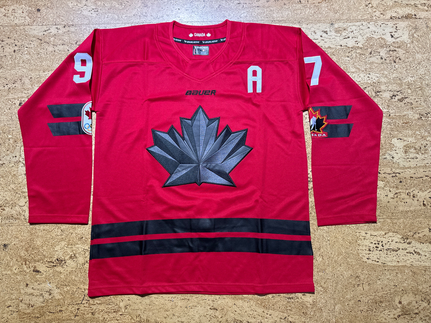 Connor McDavid Team Canada rouge