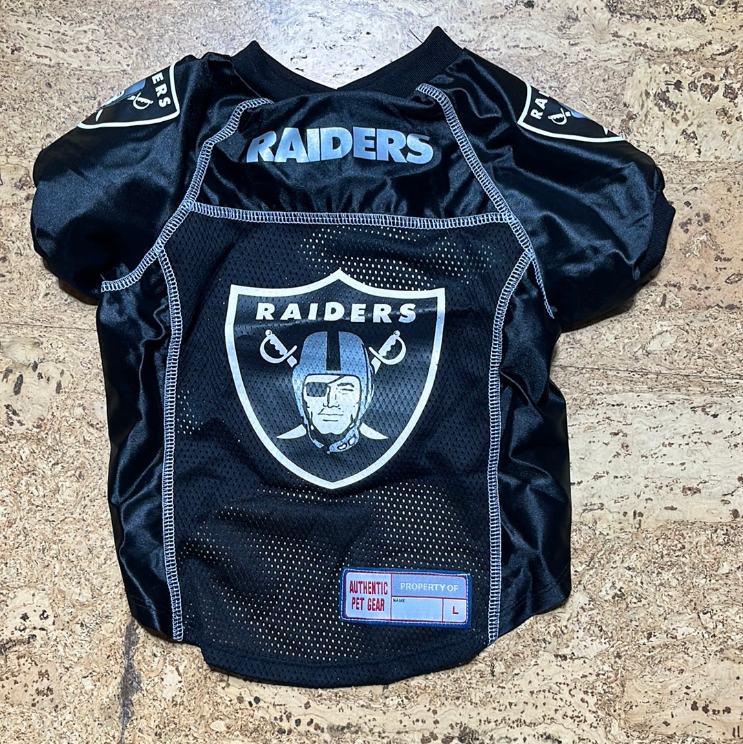 Habit chien dog jersey Las Vegas Raiders one size