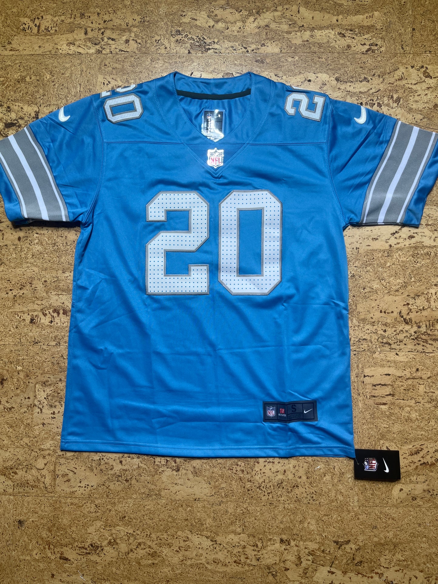 Barry Sanders bleu 24