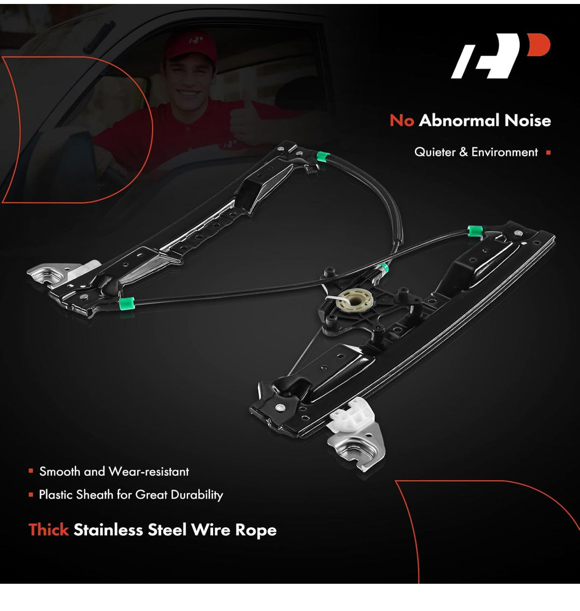 Brand NEW Regulareur arrière droit Grand Caravan 08-20 Electric Power Window Regulator Without Motor