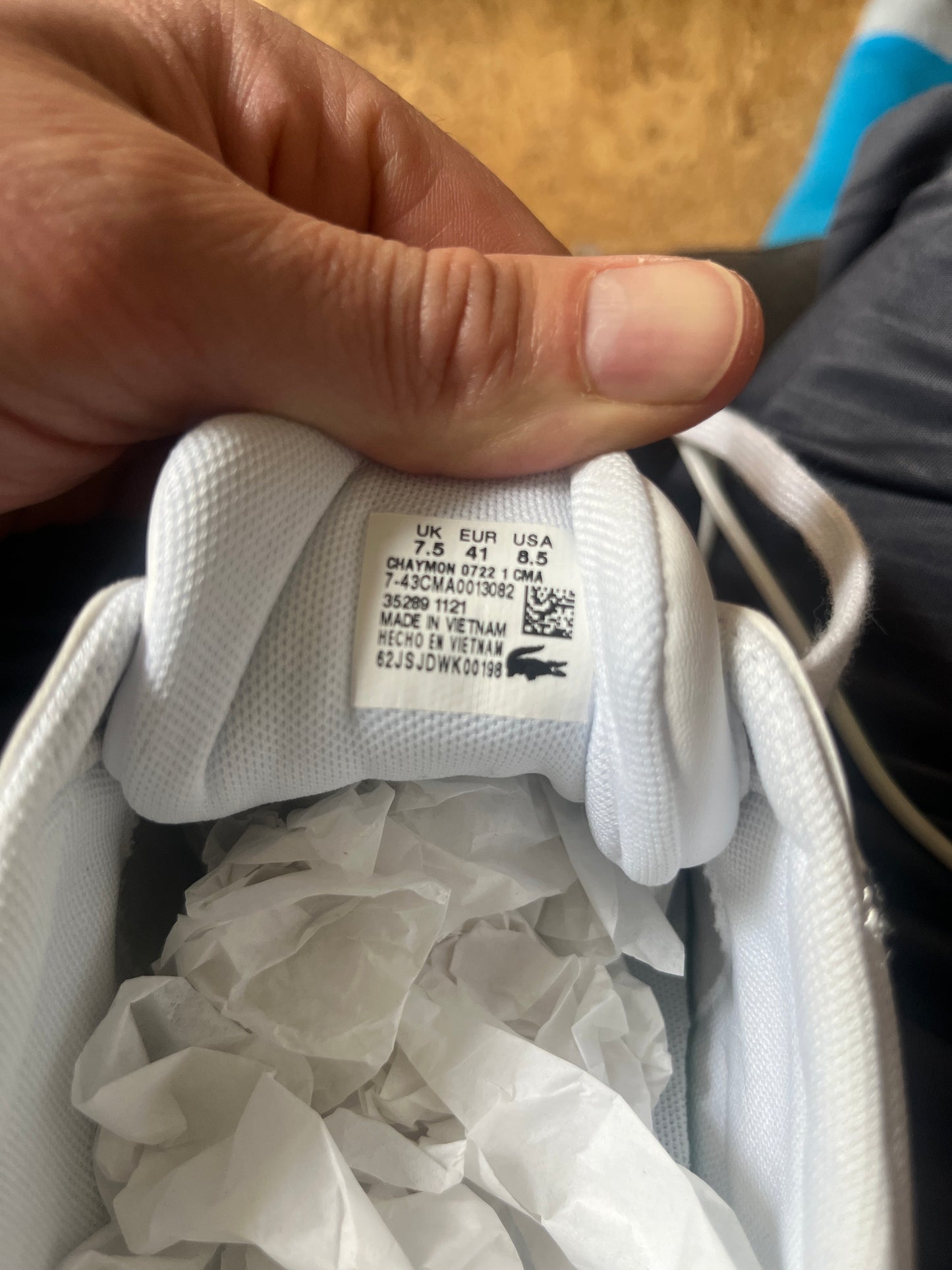 Lacoste Chaymon Sneaker Wht/Grn