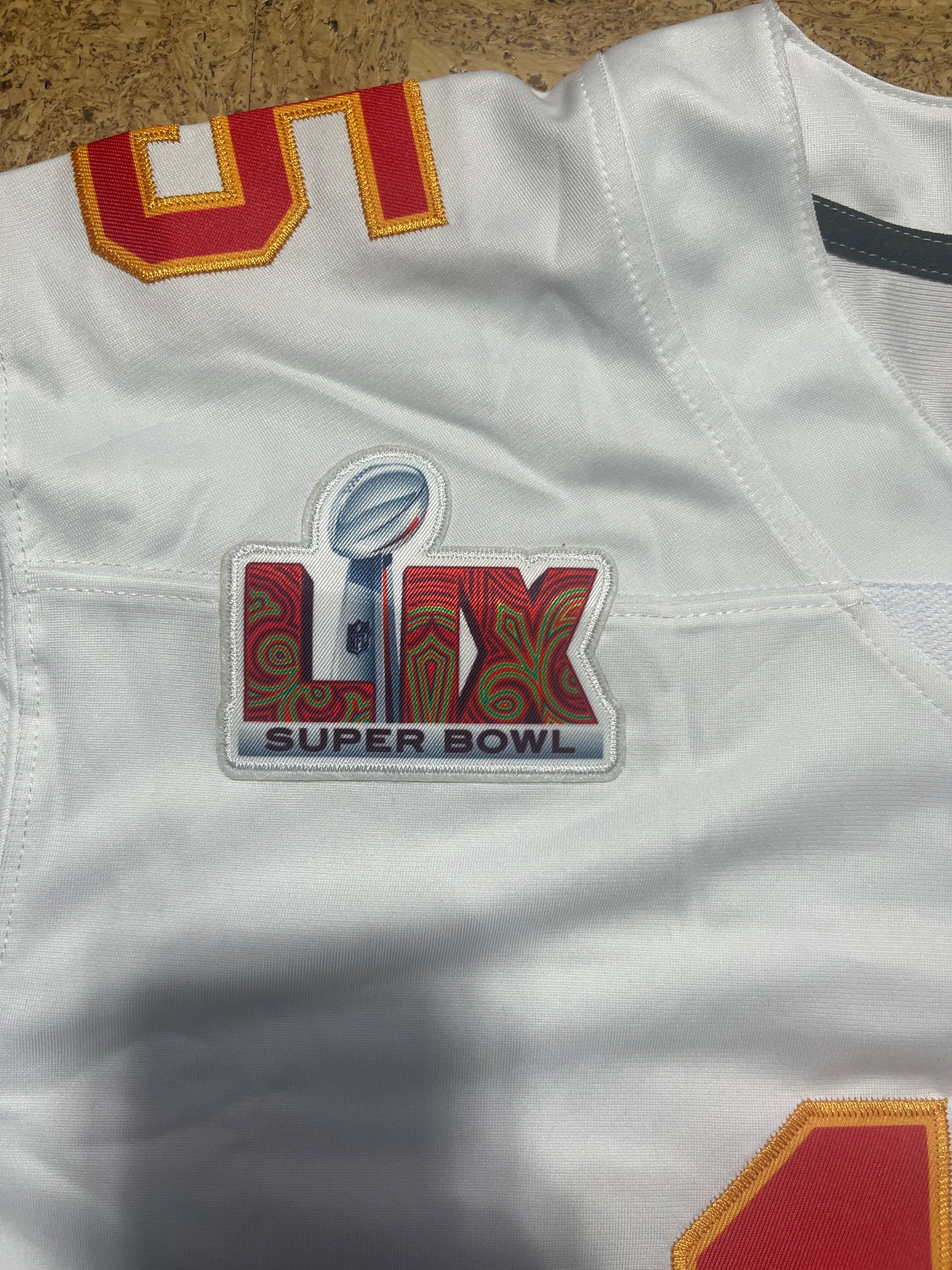 Patrick Mahomes blanc