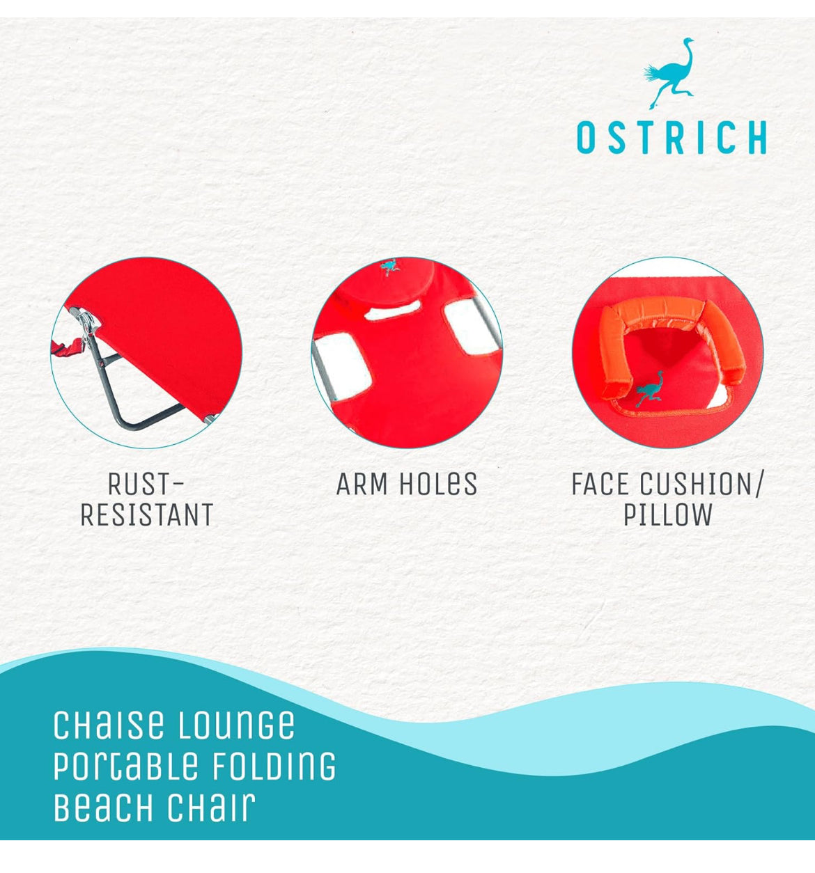 Chaise Ostrich