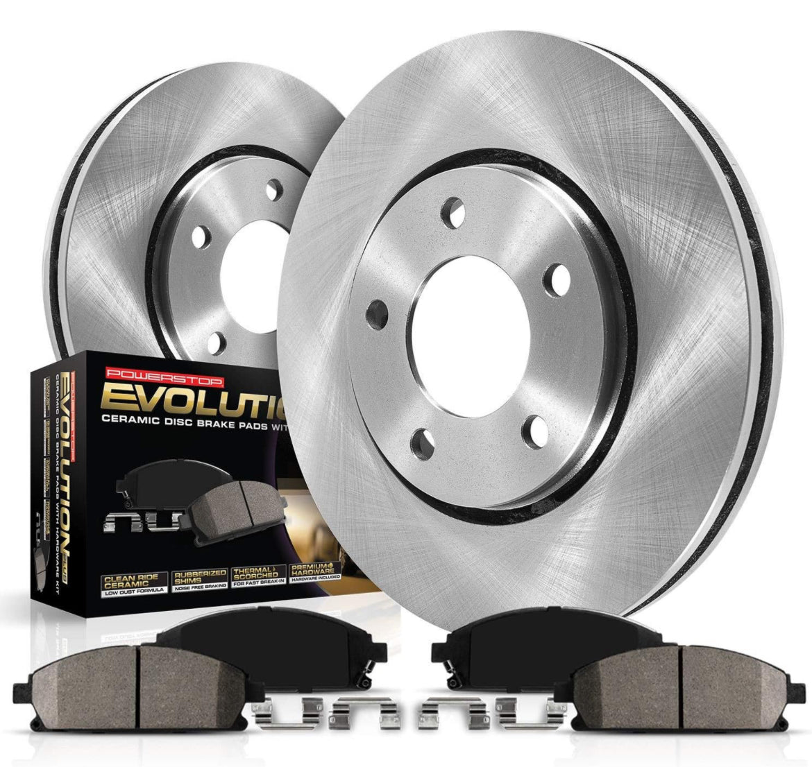 Grand Caravan Autospecialty KOE6544 Daily Driver 1-Click OE Replacement Rear Brake Kit