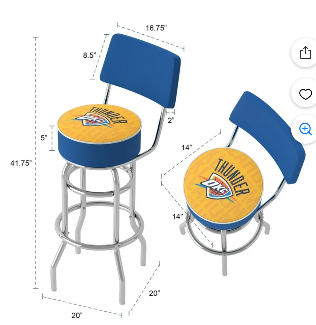 (Copy) Tabouret OKC Thunder stool