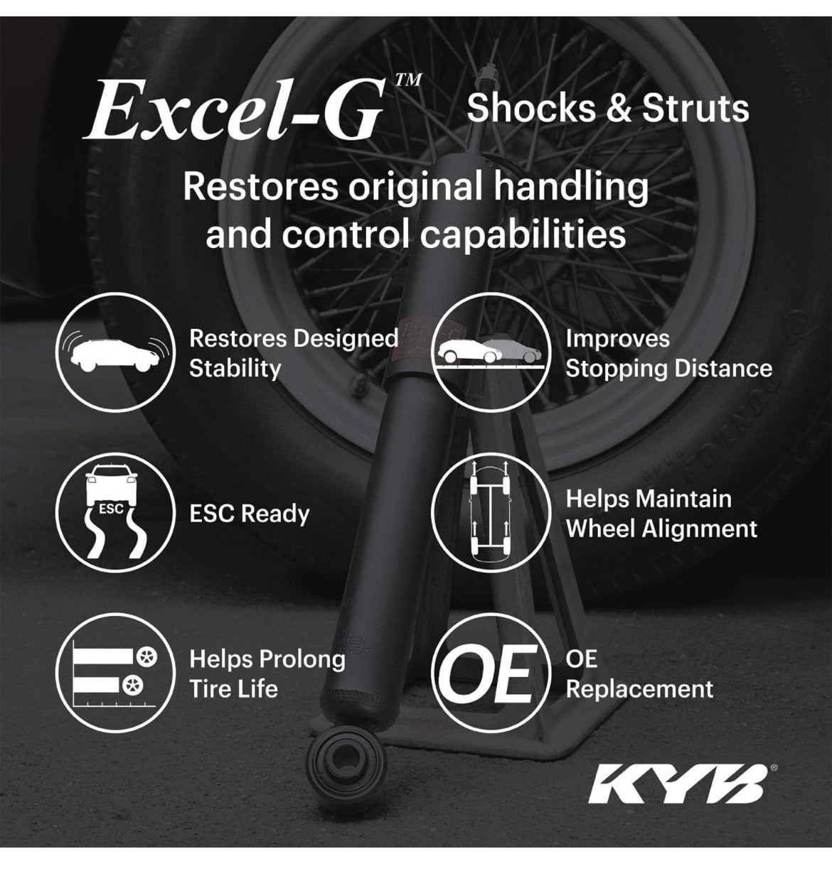 KYB 339221 Front Strut Assembly Honda Odyssey 2005-2006-2007