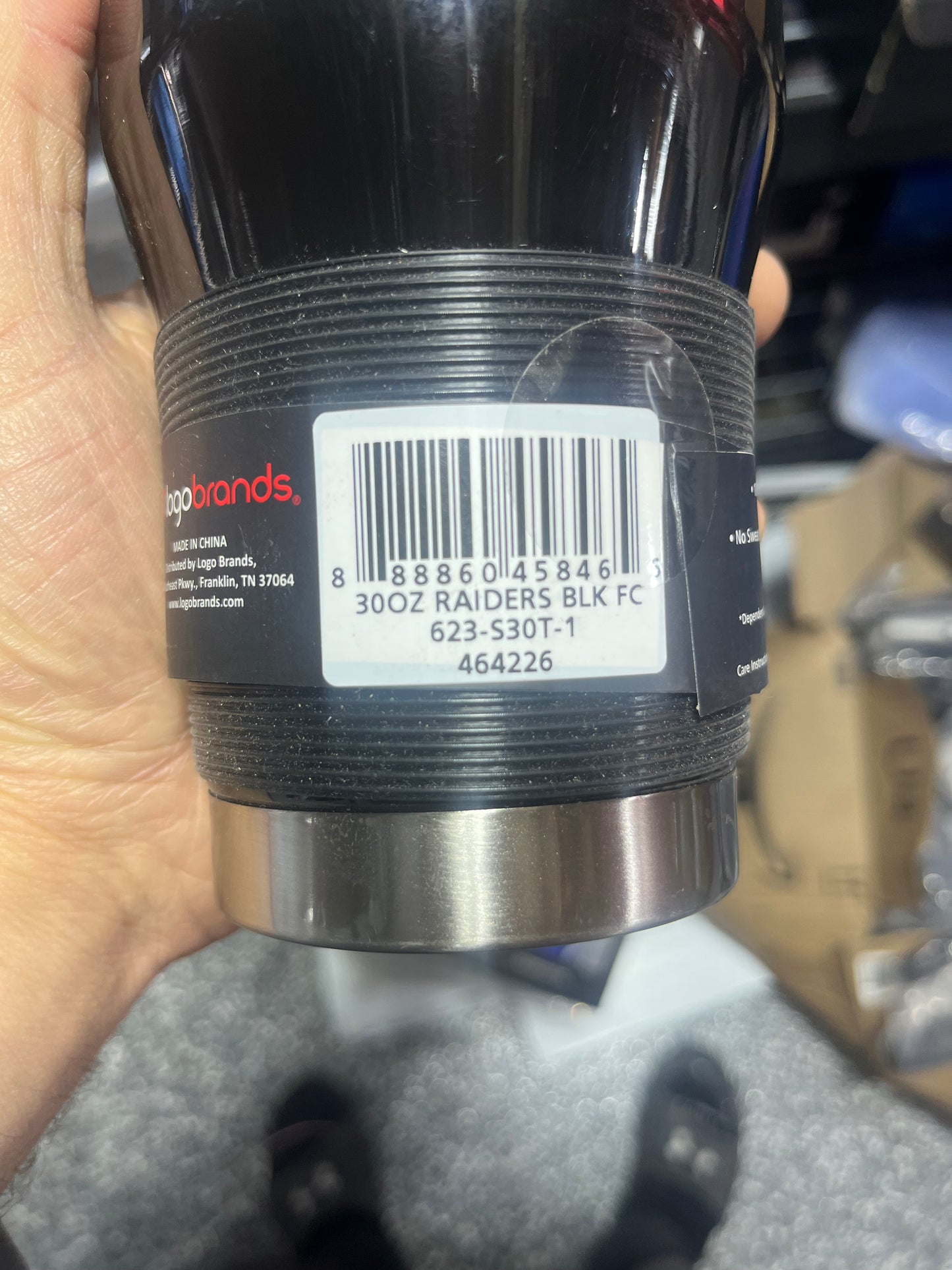 Tasses Raiders 30oz