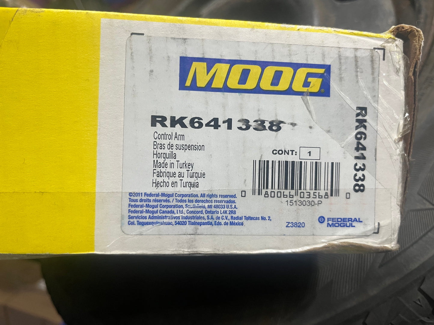 Control arm moog MOOG RK641338 Control Arm