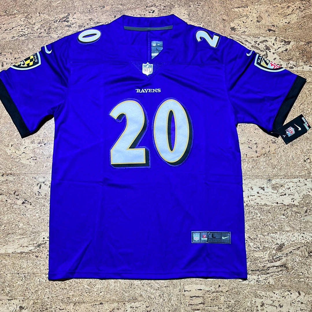 Ed Reed mauve/blanc