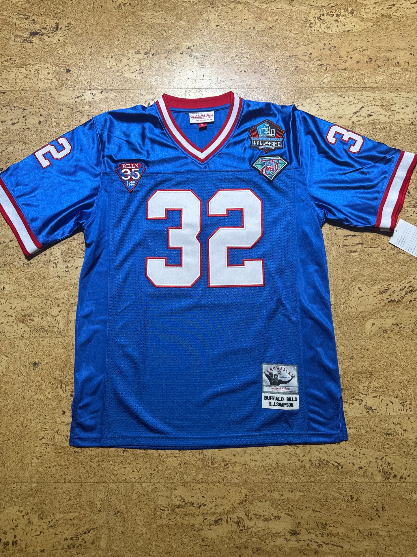 O.J. Simpson bleu vintage