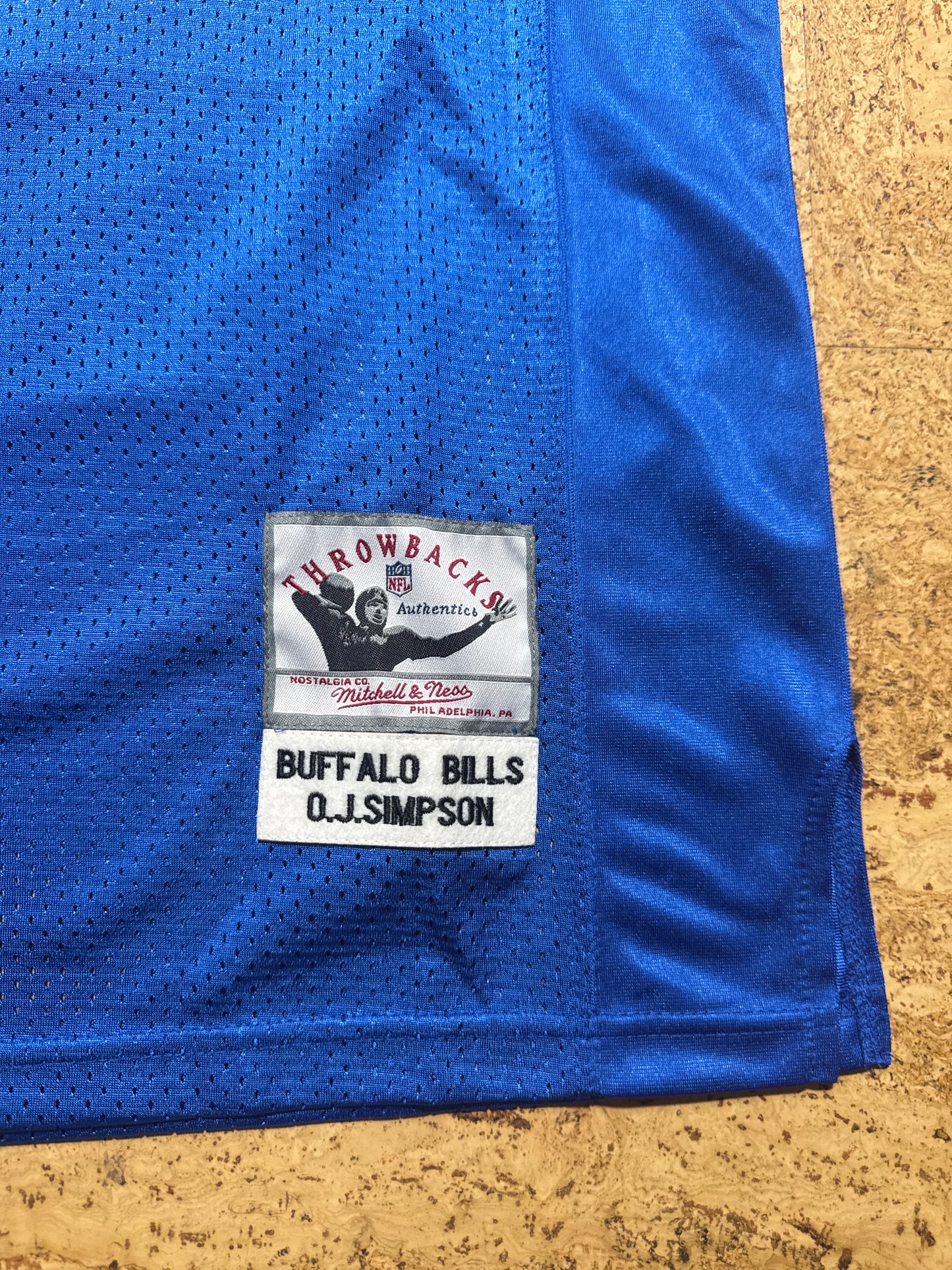 O.J. Simpson bleu vintage
