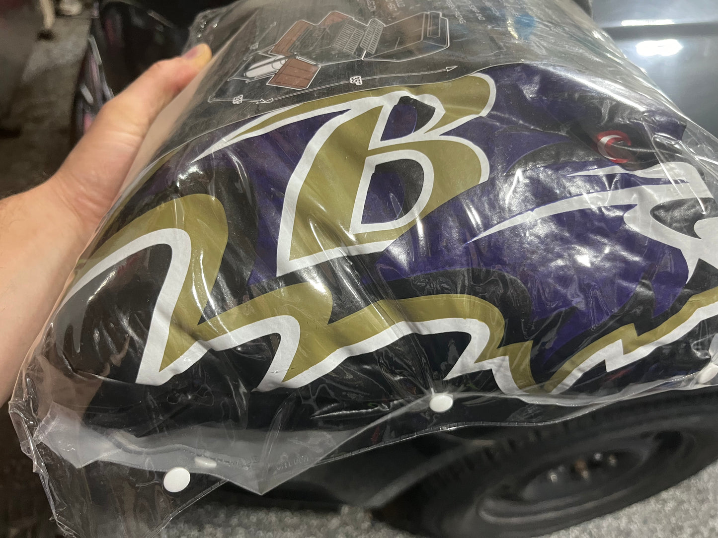 Baltimore Ravens grill cover