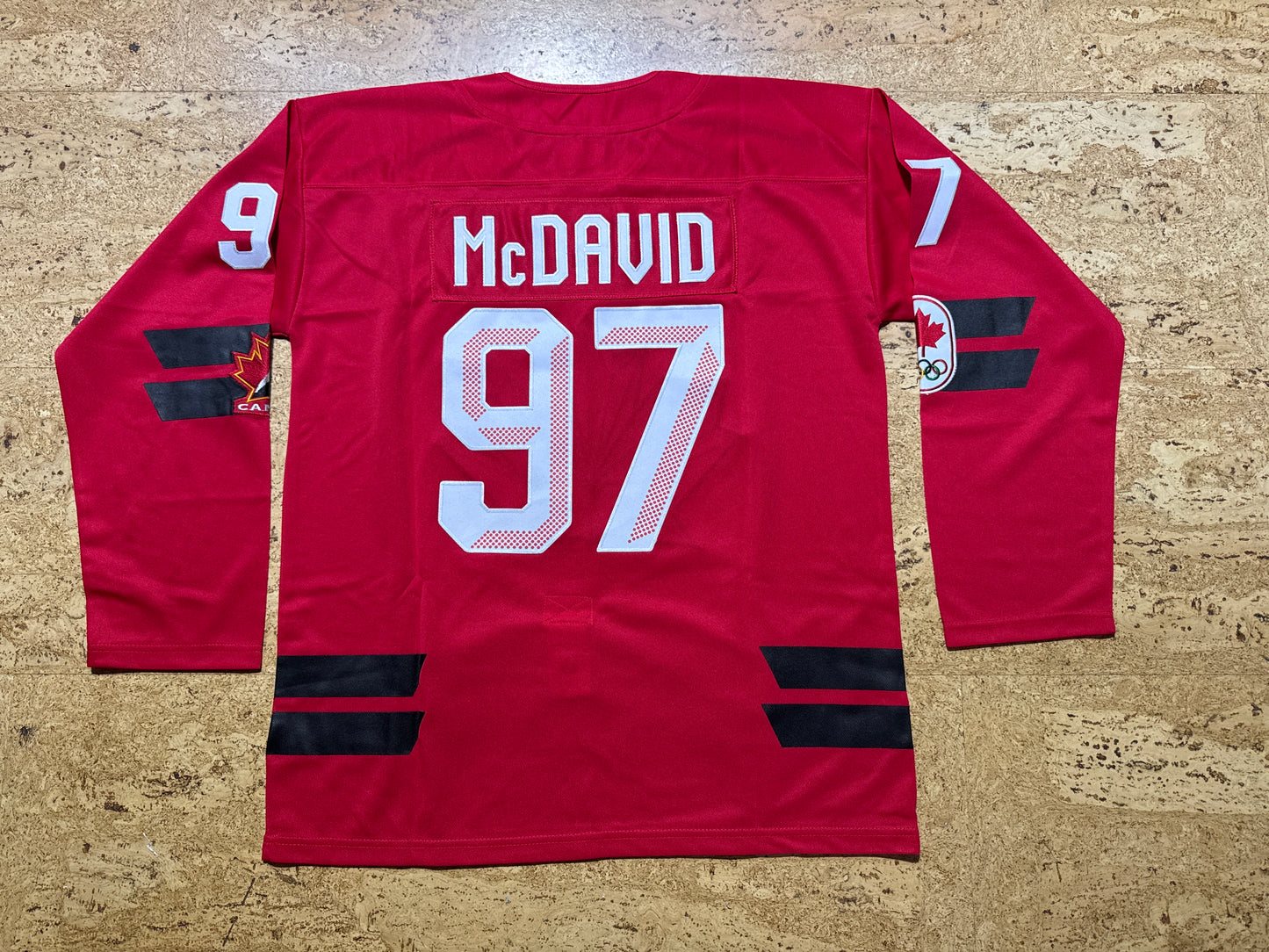 Connor McDavid Team Canada rouge