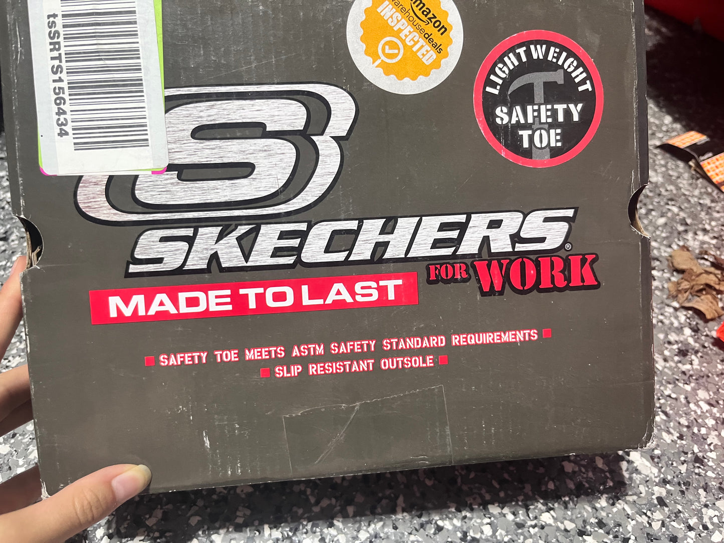 Skechers chaussures de sécurité women work shoes cap d’acier