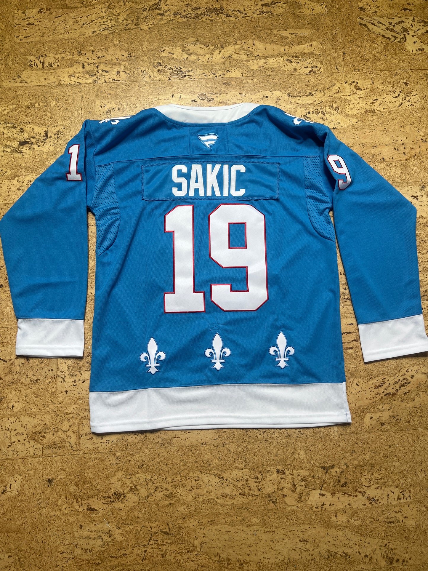 Joe Sakic bleu