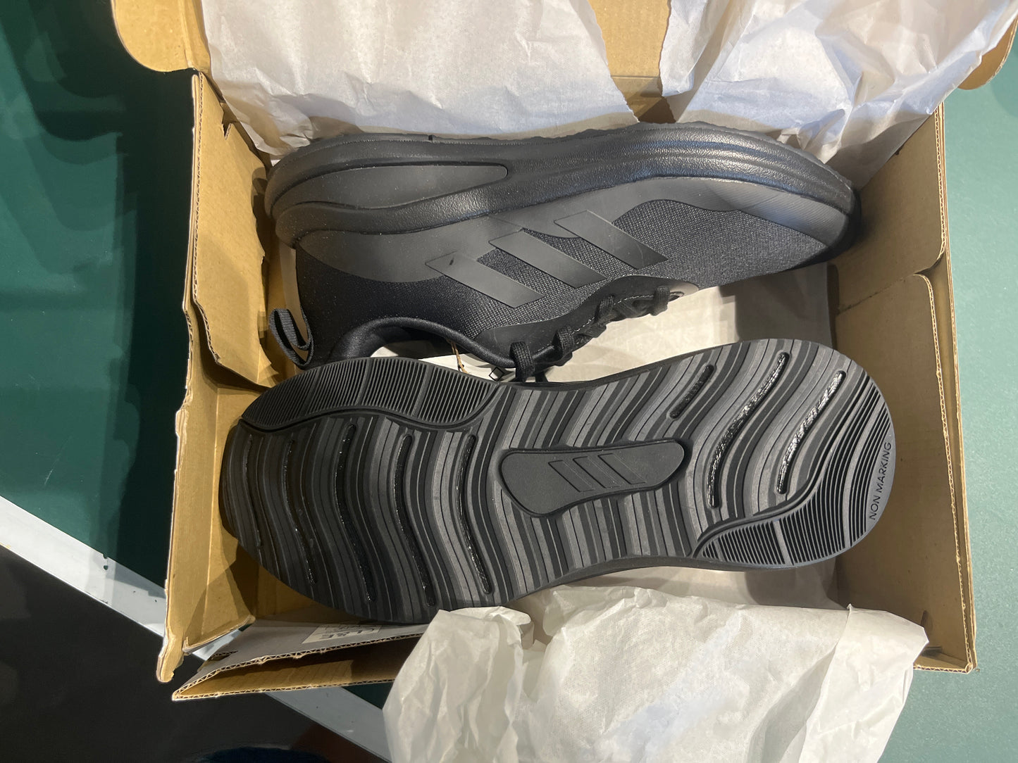 FortaRun K black shoes