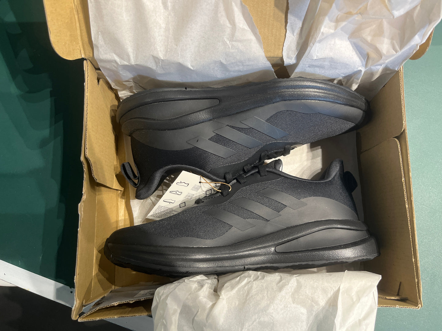 FortaRun K black shoes