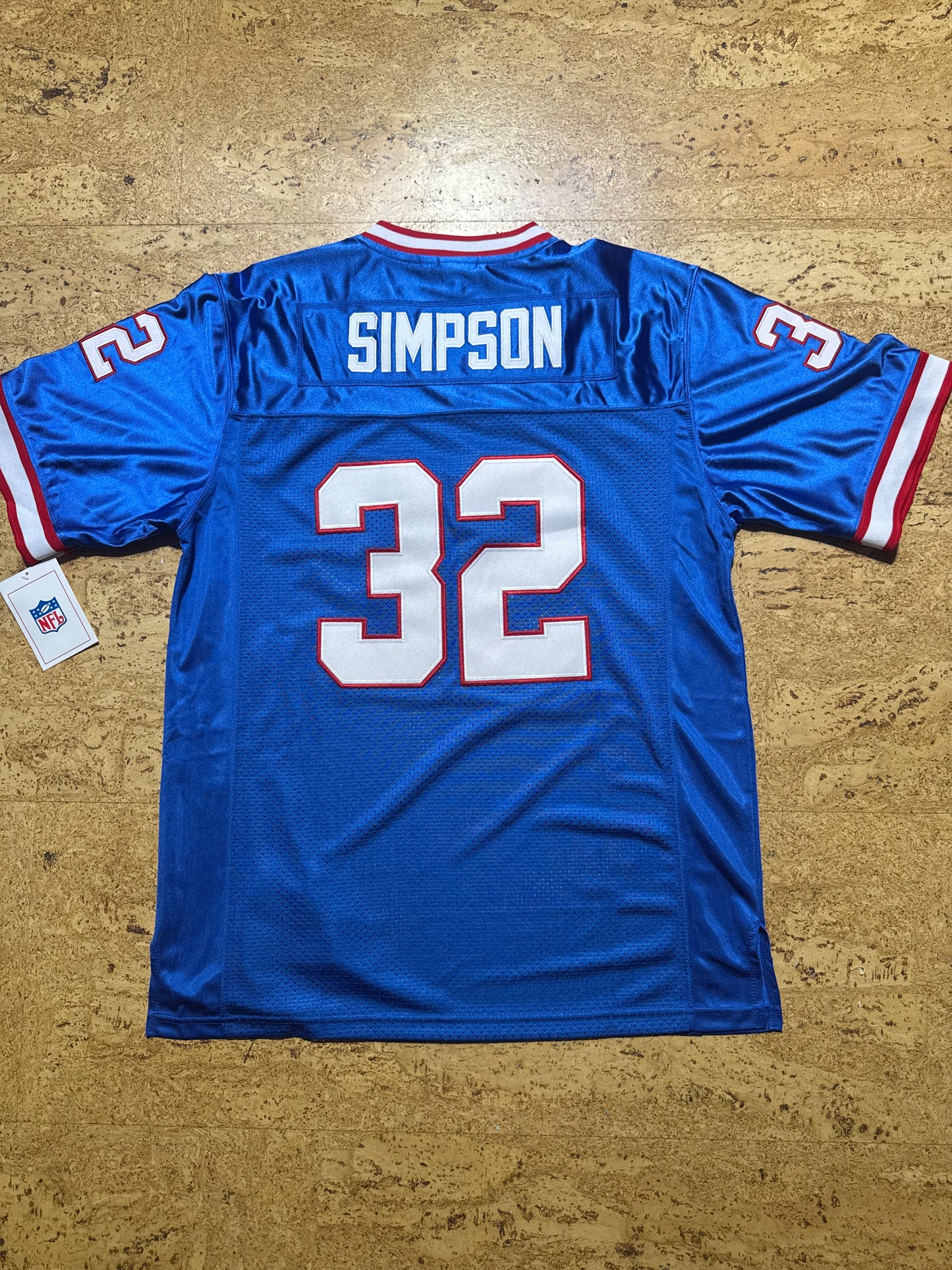 O.J. Simpson bleu vintage