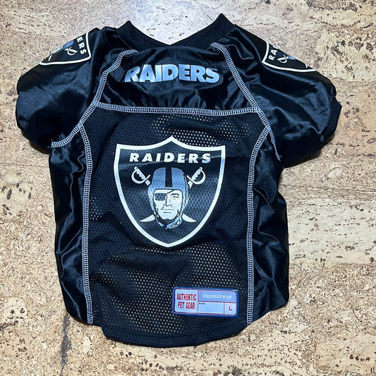 Habit chien dog jersey Las Vegas Raiders one size