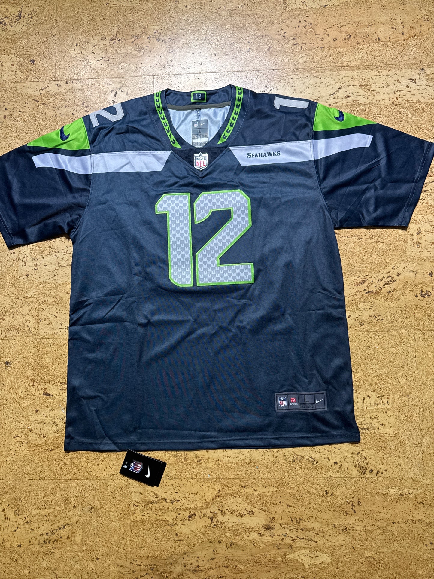 Seahawks Fan 12 sans nom bleu