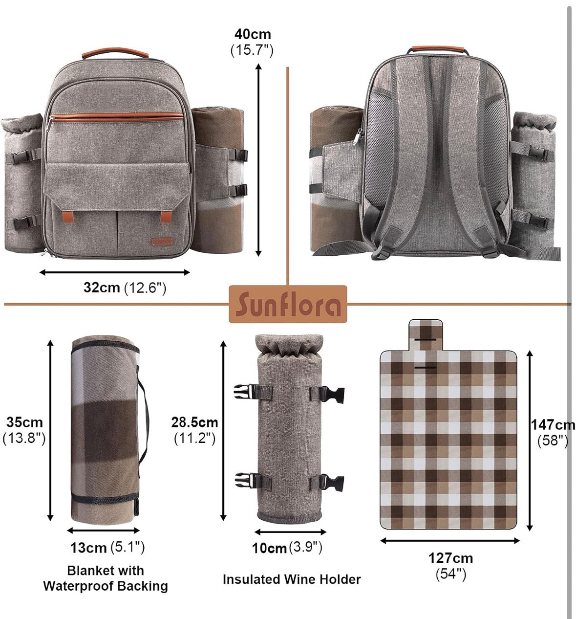 Sac à dos picnic