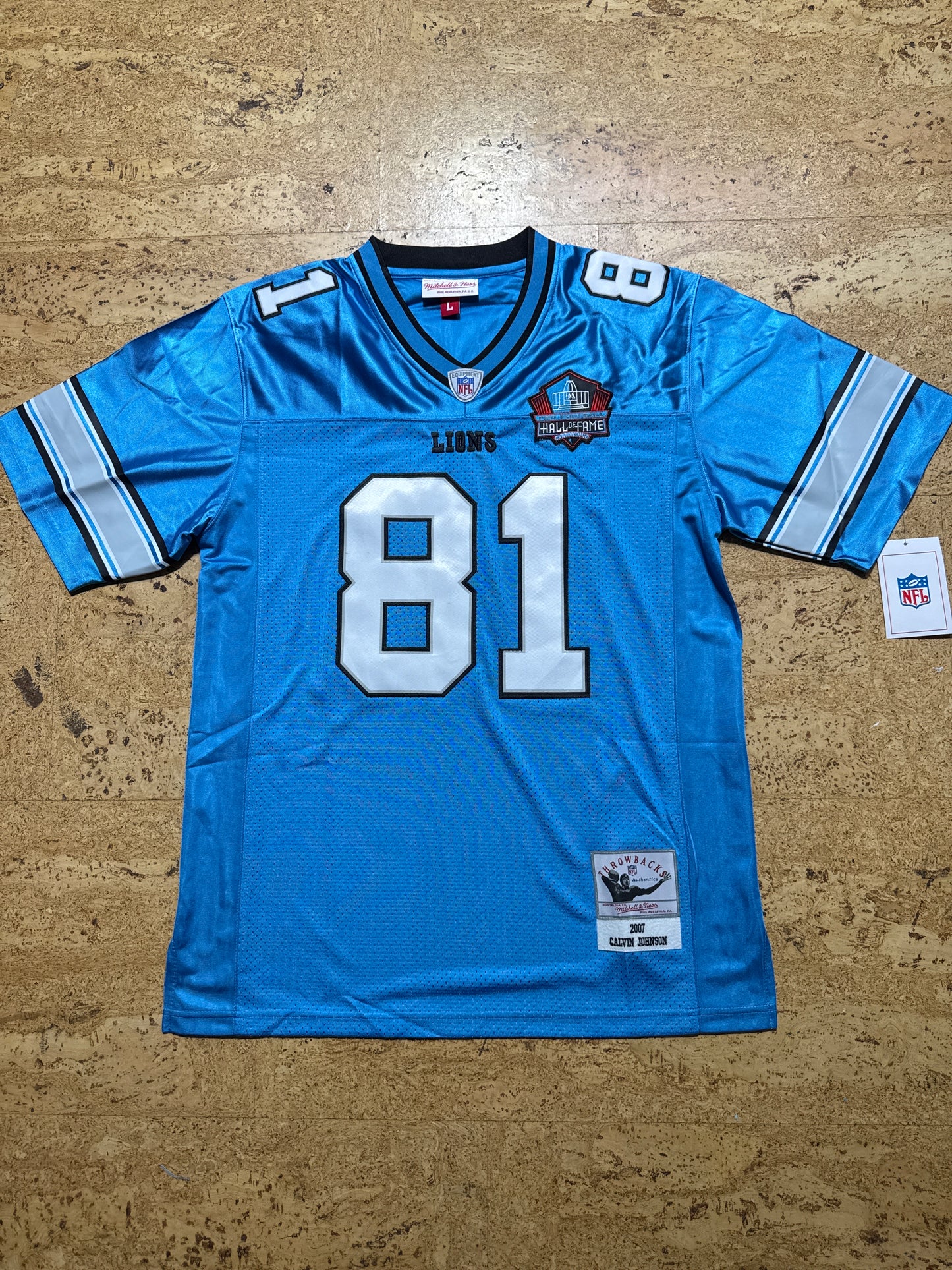 Calvin Johnson bleu