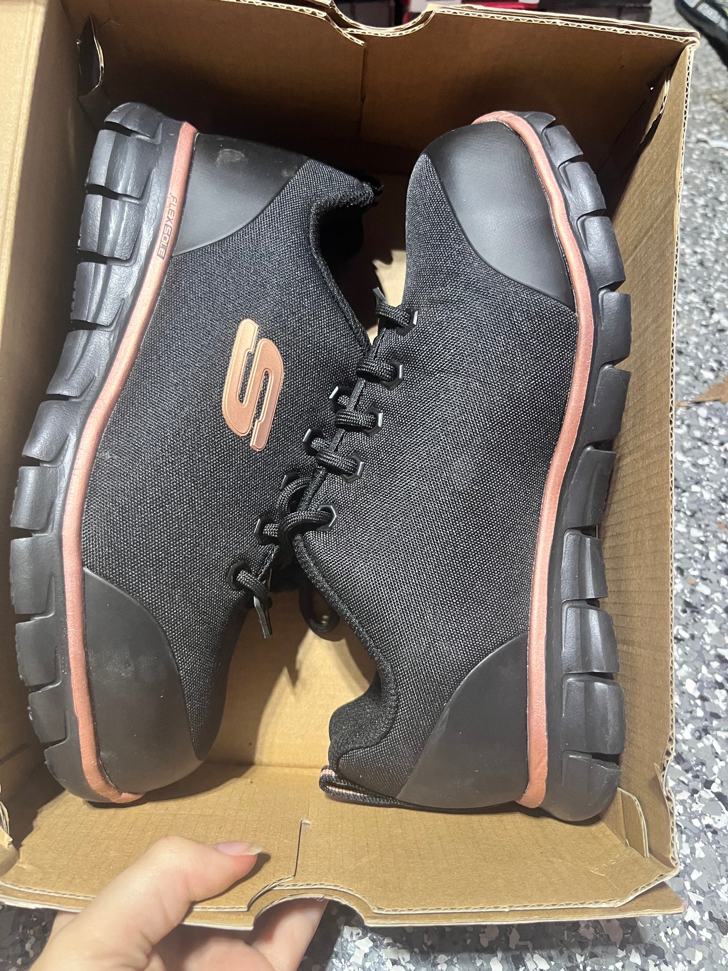 Skechers chaussures de sécurité women work shoes cap d’acier