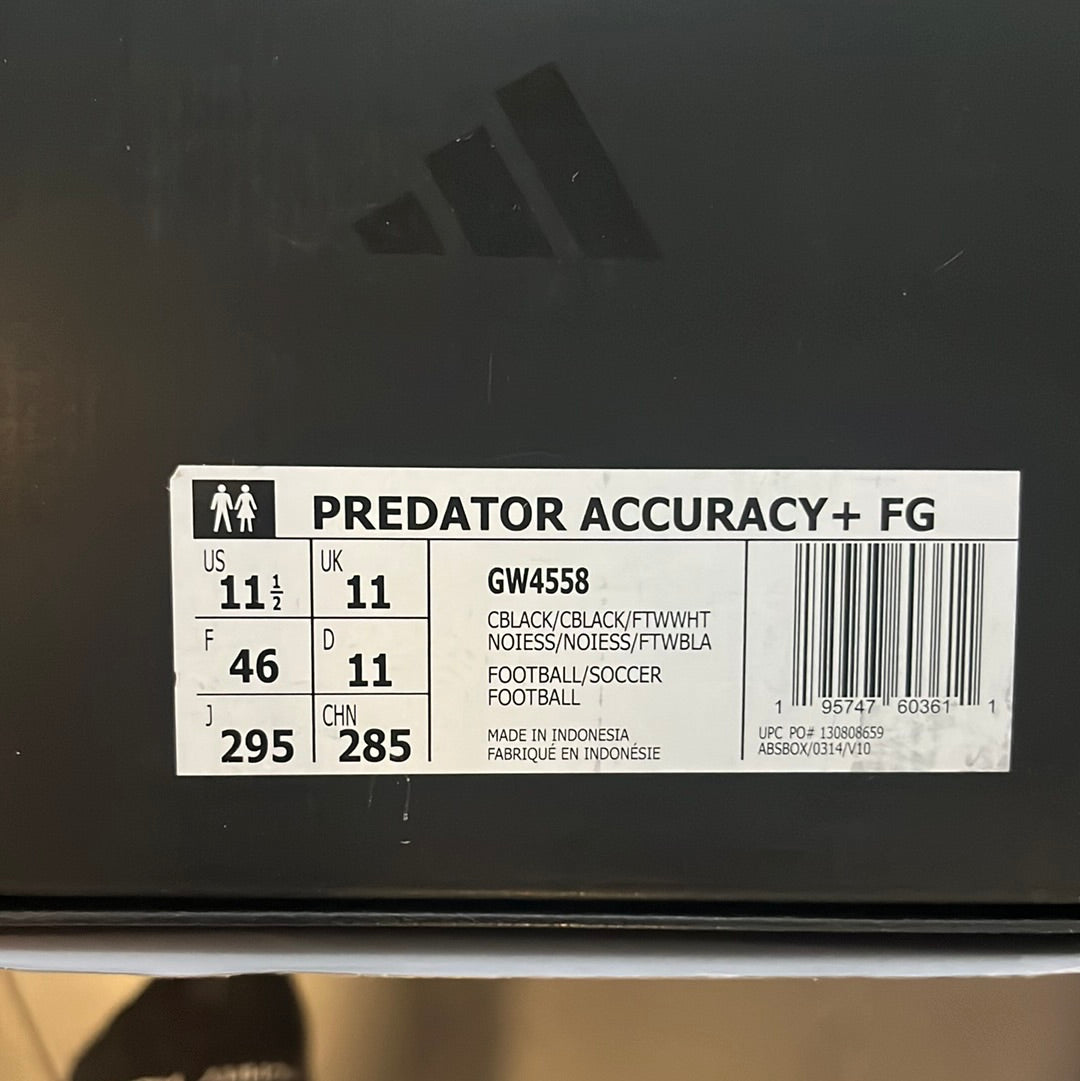 Predator Accuracy + FG noir