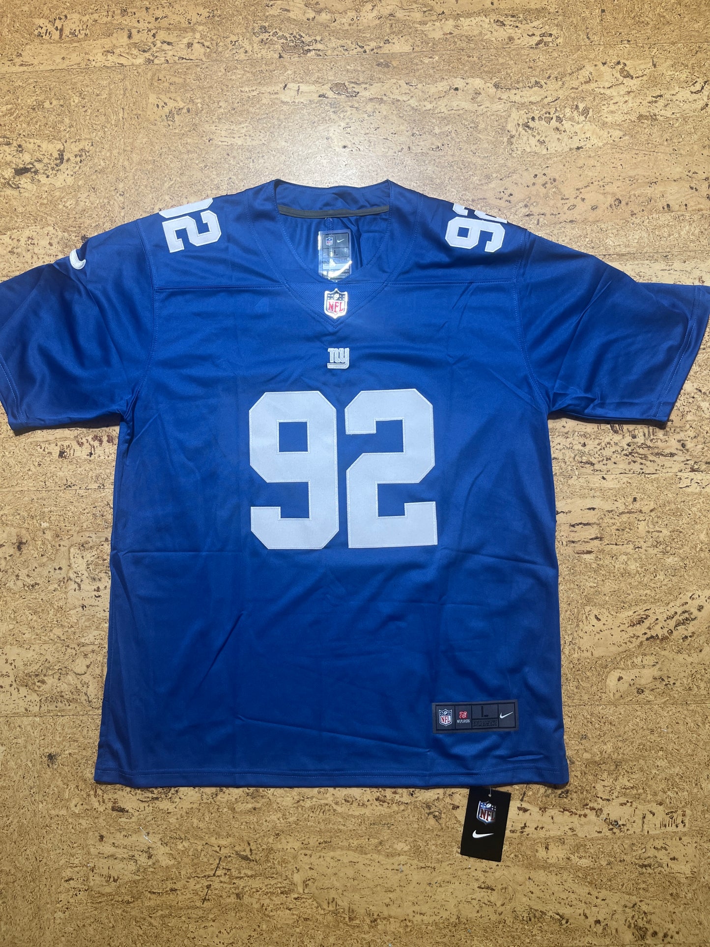 Michael Strahan bleu