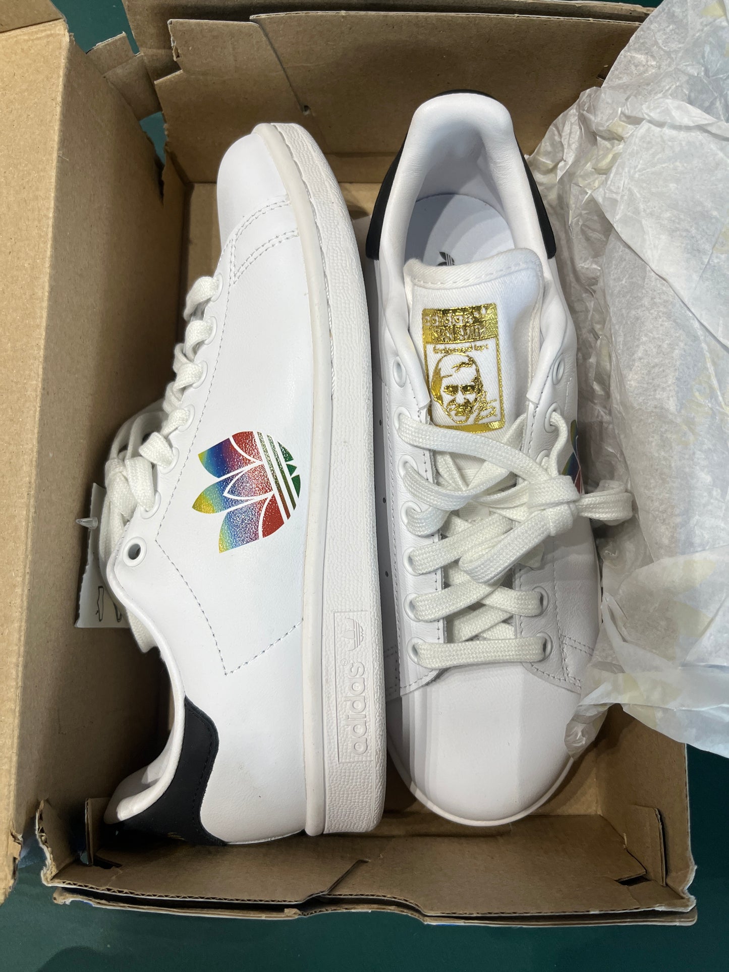 Stan Smith W avec fleur multi