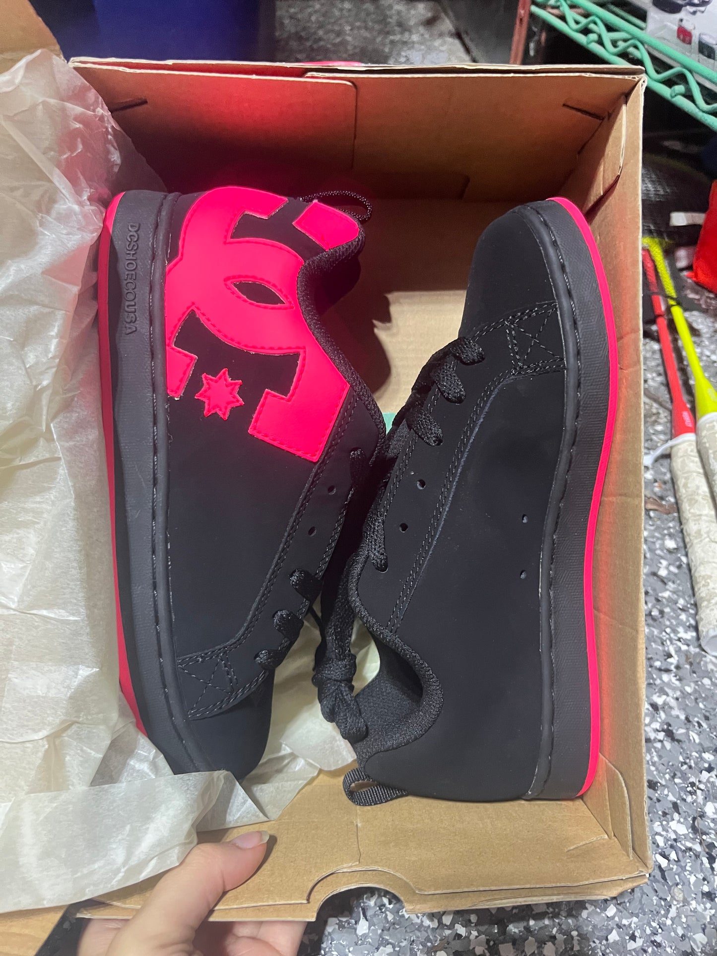 Court Graffik BLACK/PINK DC shoes