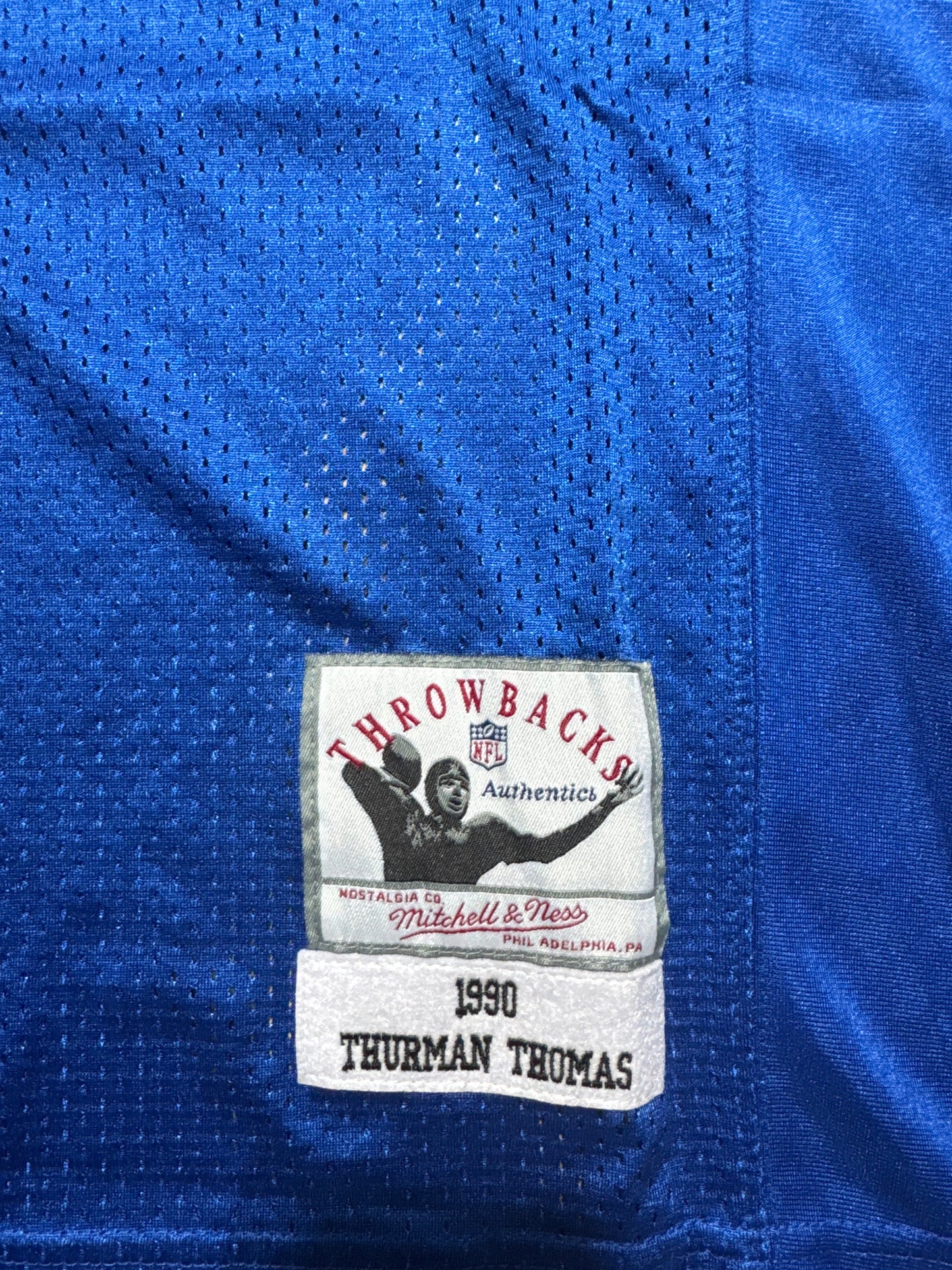 Thurman Thomas bleu vintage