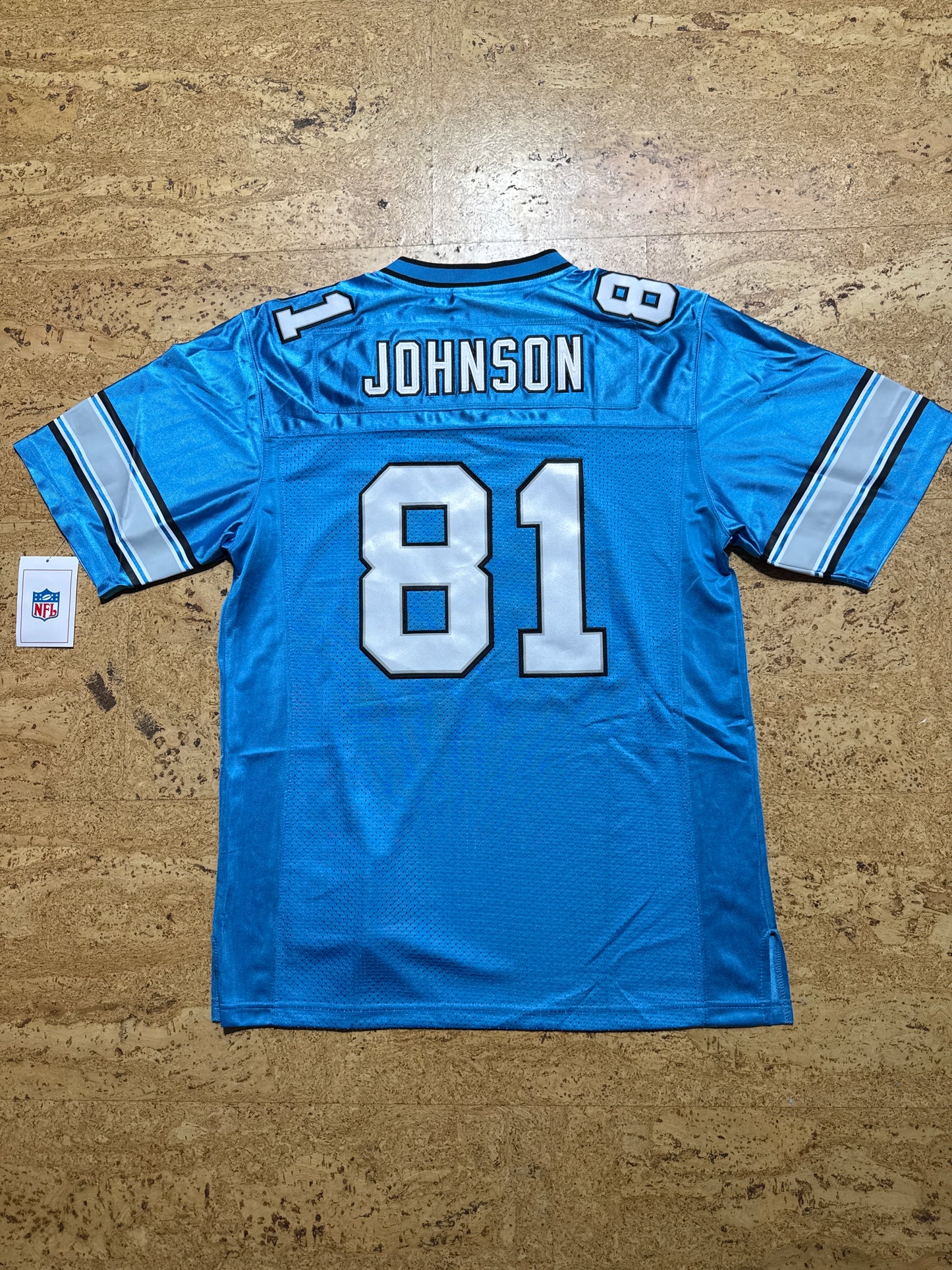 Calvin Johnson bleu