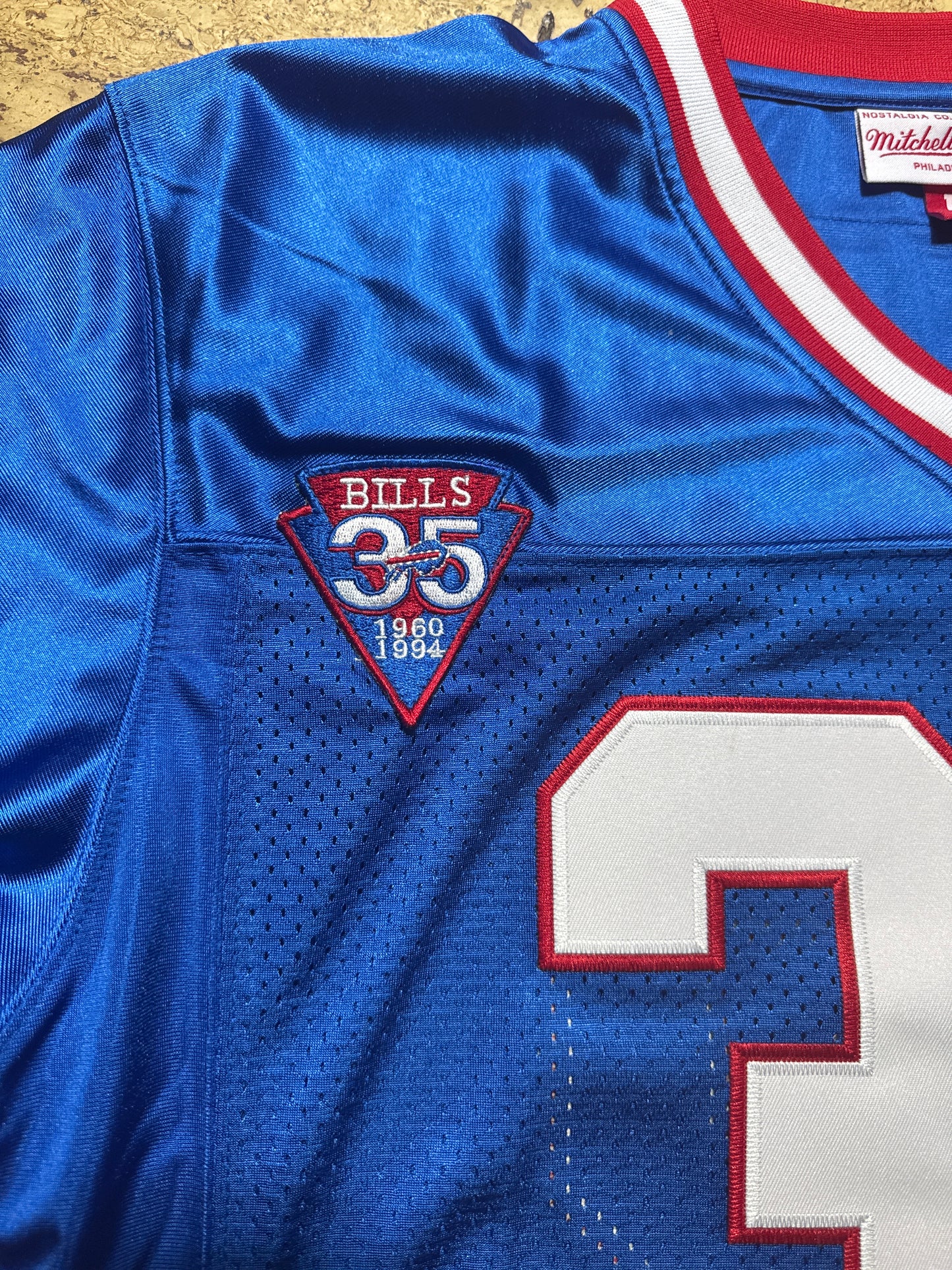 O.J. Simpson bleu vintage