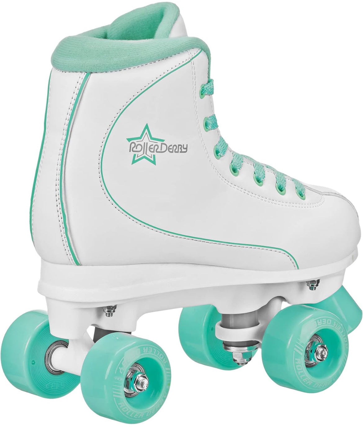 Roller Derby Roller Star 600 Women's Roller Skates - White/Mint - Size 10 roller blade