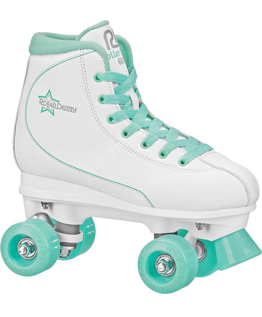 Roller Derby Roller Star 600 Women's Roller Skates - White/Mint - Size 10 roller blade