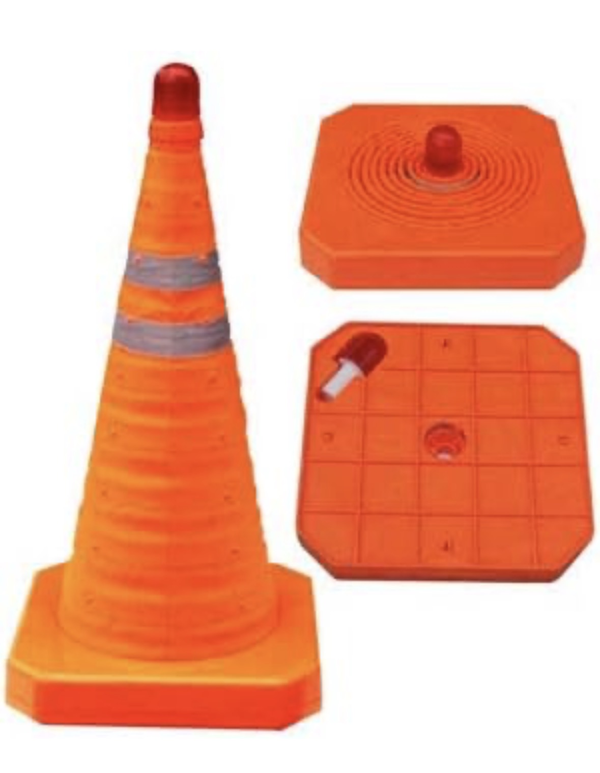 Cone retractable