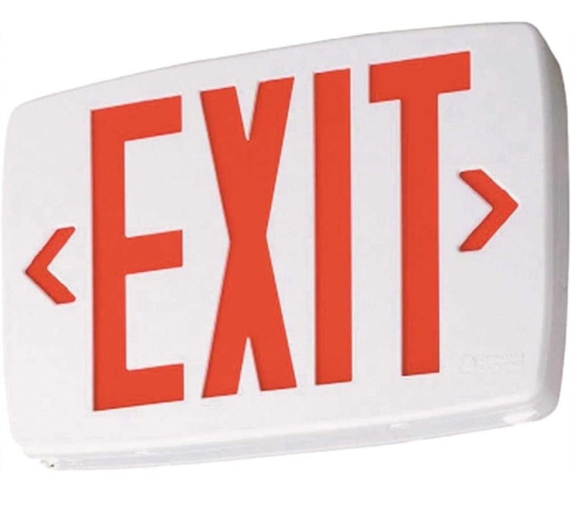 Exit sign