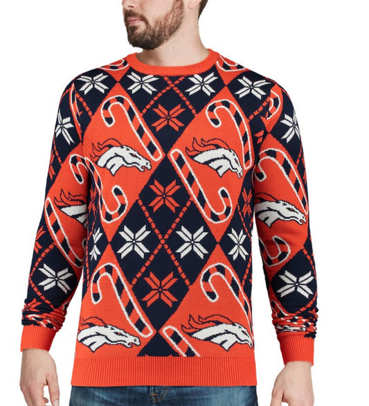 Denver Broncos ugly sweater XL