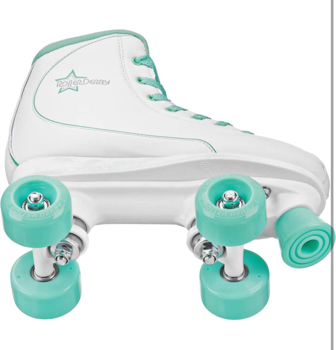 Roller Derby Roller Star 600 Women's Roller Skates - White/Mint - Size 10 roller blade