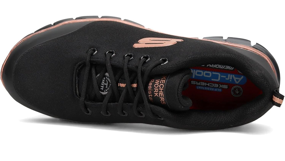 Skechers chaussures de sécurité women work shoes cap d’acier